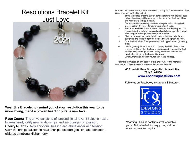 Resolutions Bracelet Kit  - Just Love