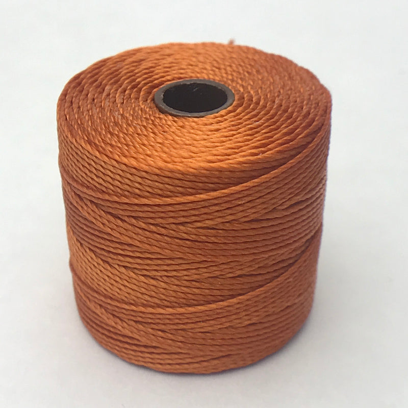 S-Lon Nylon Beading Cord, Rust