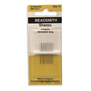 Sharps 12 Beading Needles