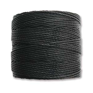 S-Lon Nylon Beading Cord, Black