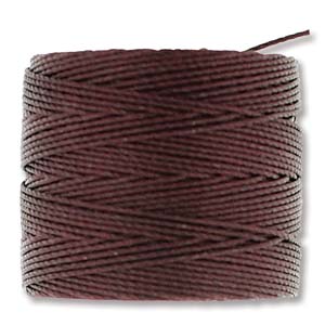 S-Lon Nylon Beading Cord, Burgundy