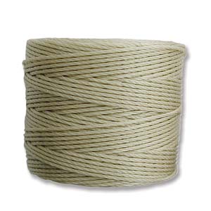 S-Lon Nylon Beading Cord, Light Khaki