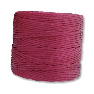 S-Lon Nylon Beading Cord, Wineberry