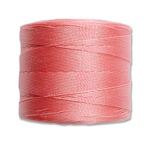 S-Lon TEX210 Nylon Beading Cord, Rose