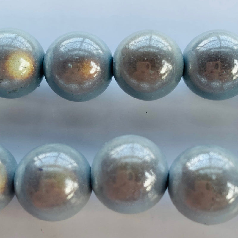 Optic Bead Silver 12mm