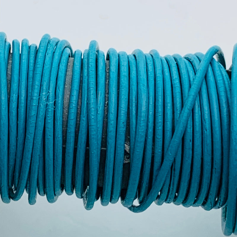 Turquoise Leather Cord .5mm, 1 Yard