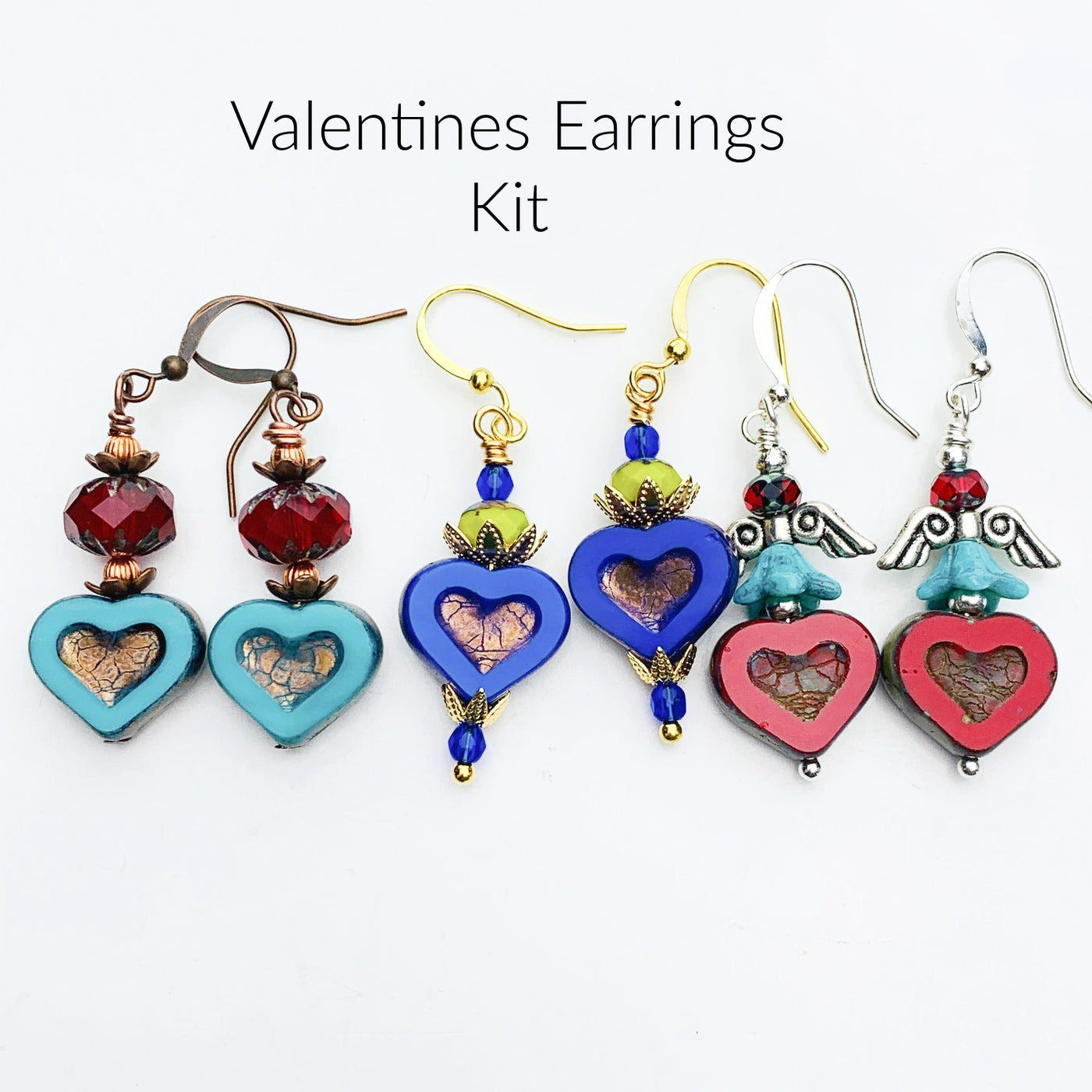 Valentines Hearts Earrings Kit – EOS Designs Studio