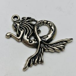 Large Mermaid Charm, Silver