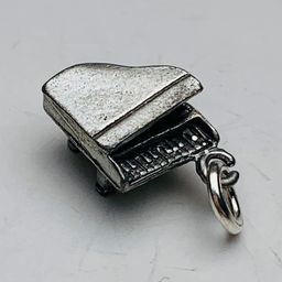 Piano Charm, Silver