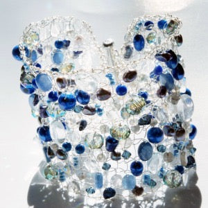 Beaded Wire Knit Cuff, Wednesdays 3/12/25 & 3/19/25