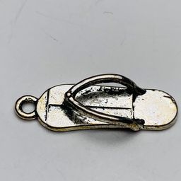 Flip Flop Charm, Silver