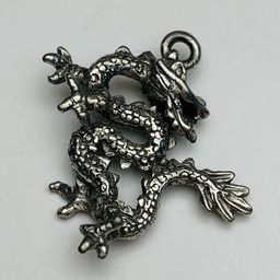 Dragon Charm, Silver