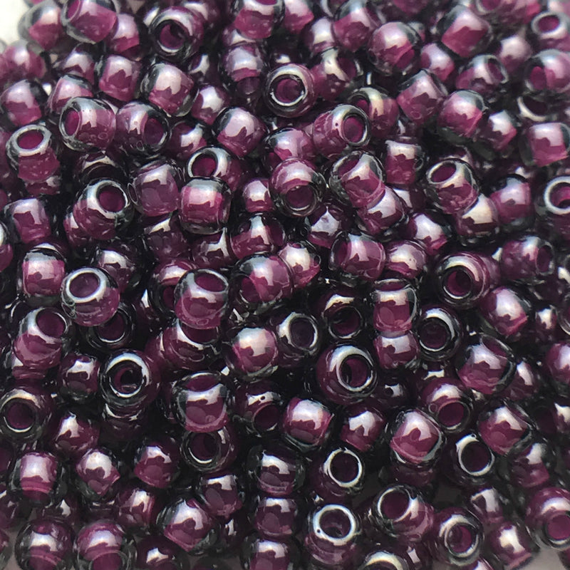 Miyuki Delica Seed Beads, 10/0 Size, Mix Lilac Mixed Light Purples (7.2  Grams)