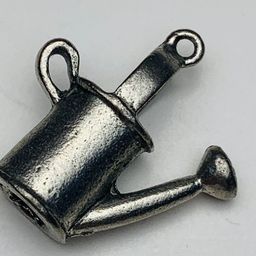 Watering Can Charm, Silver